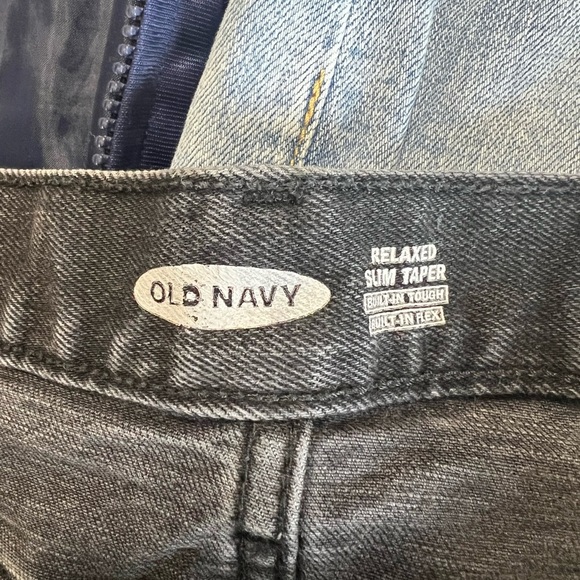 Old Navy Men's Dark Wash Straight Jeans - Picture 4 of 4